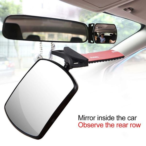 

interior decorations car rearview mirror adjustable baby view back seat facing rear ward infant care wide angle