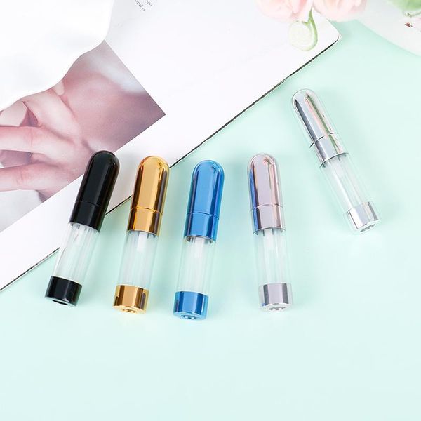 

storage bottles & jars 5ml perfume atomizer cosmetics liquid container empty bottle refillable travel material is pp + anodized aluminum