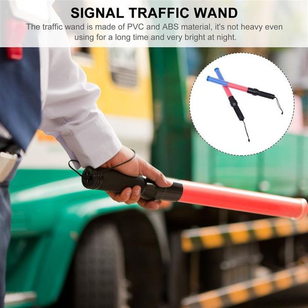 

traffic light 2pcs led signal safety wand with 3 flashing modes for parking guide