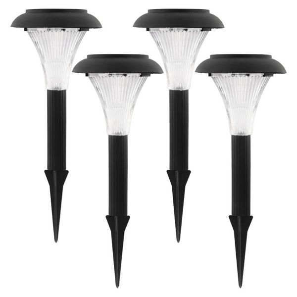 

lawn lamps iguardor 4pcs/set outdoor led solar energy garden lamp