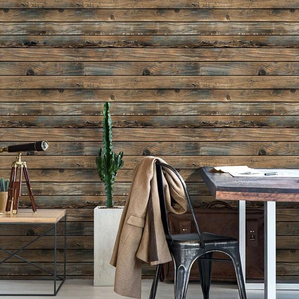 

wallpapers self-adhesive removable wood wallpaper panel grain