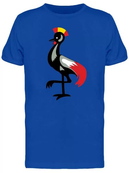 

Heraldic Rooster Minimal Art Men's Tee -Image by Shutterstock, White;black