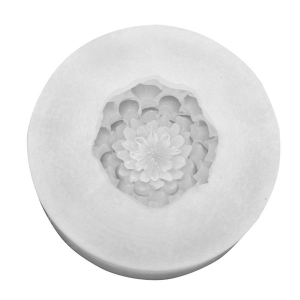 

big peony flower silicone mold car decoration epoxy storage boxes & bins