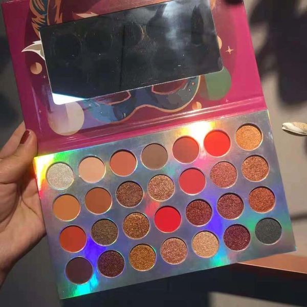 

long-lasting happy party 28 colors brighten eyeshadow palette makeup matte & shimmer pressed powder pigment cosmetics for women beauty dhl f