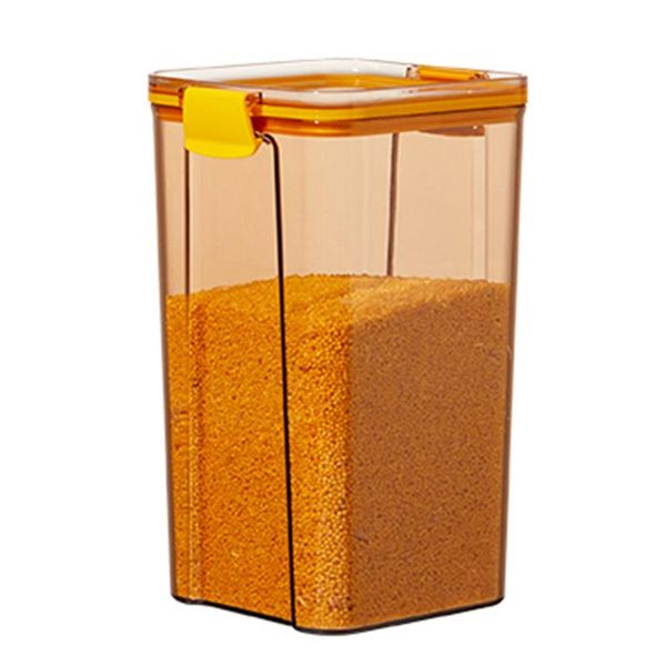 

Container Plastic 4 Specifications Kitchen Grain Storage Tanks Box Durable Square Bottles & Jars