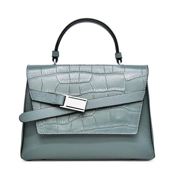 

evening bags bbag 2021 ness genuine cowhide leather women's designer handbag crocodilian pattern shoulder bag