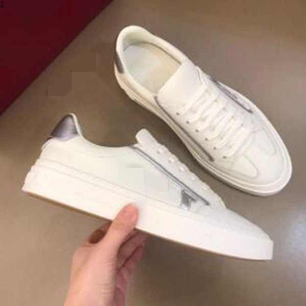 

g shoes 2021 men's fashion leather sneakers daily casual shoes embroidered pattern mjkjj001, Black