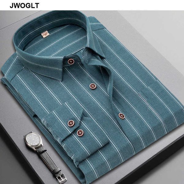 

spring autumn cotton casual shirts men fashion button down long sleeve striped shirt regular fit male blouse 4xl 5xl 210528, White;black