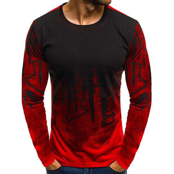 

cool mens 3d print t-shirt visual impact party streetwear round neck long sleeves graphic optical illusion plus size print daily, White;black