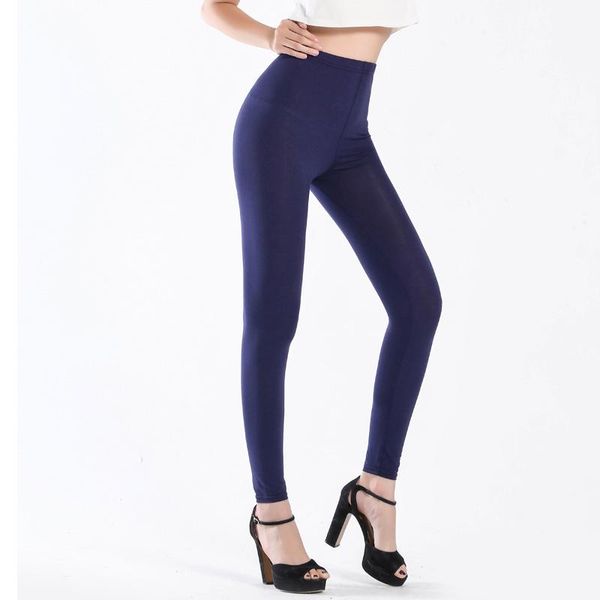 

women's leggings arrival summer style women modal candy colors plus size 4xl pants, Black