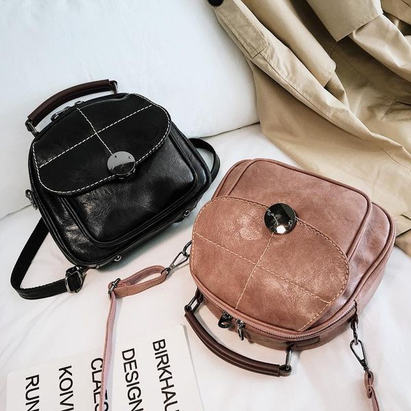 

outdoor bags korean version of the simple and stylish small bag female 2021 winter backpack wind