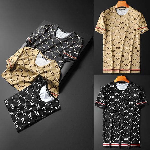 

summer short t-shirts in men's silk jacket ice half luxury bottom shirt big size trending clothes, White;black