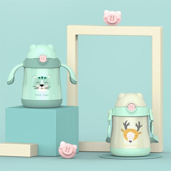 

water bottles bottle with straw cups stainless steel insulated bidon and mugs gourde enfant order children