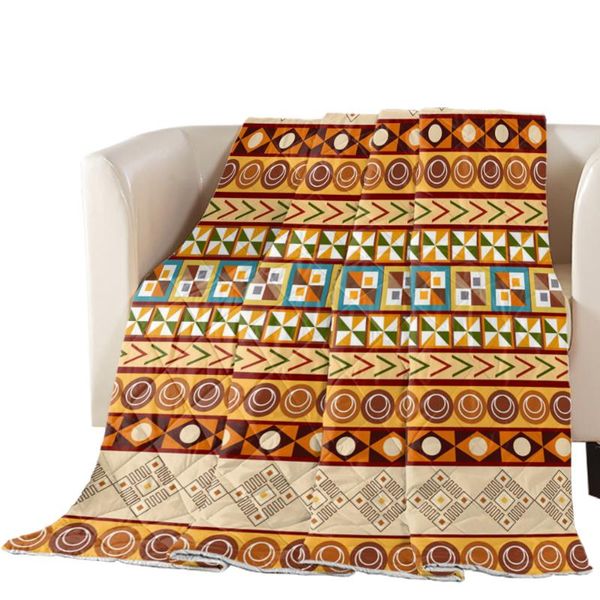 

comforters & sets geometric brown pattern lines print camping summer quilts bedding duvet blanket for travel home decor soft bedspreads