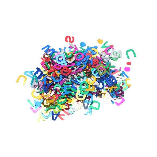 

party decoration 10500 pcs 6mm alphabets confetti romantic table decor sprinkle letters shaped for wedding birthday par