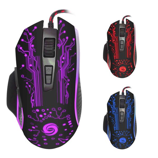 

mices mouse usb computer game wired luminous notebook office peripheral gift