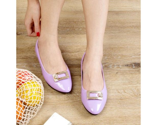 

women's shoes in spring and autumn flat bottom pointed end @9017, Black