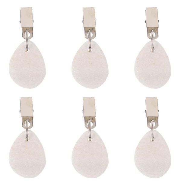 

table cloth 6pcs tablecloth weights teardrop cover stone pendant hangers
