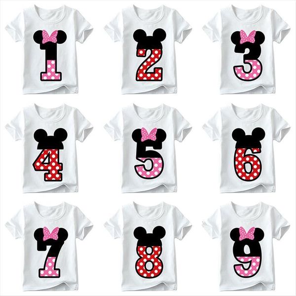 

happy birthday child t shirt for children boy cute girls number 1 9 present dx bs17, Blue