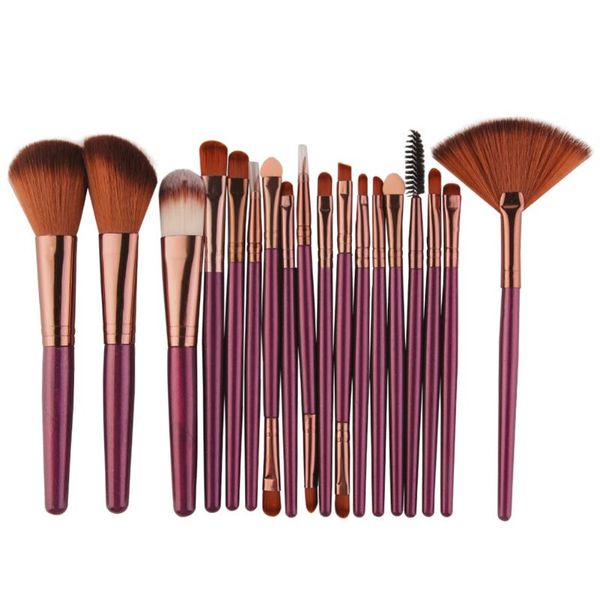 

makeup brushes 15pcs tool set cosmetic powder eyeshadow foundation blush blending beauty make up brush kit