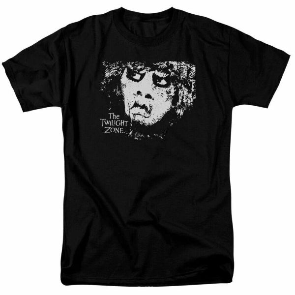 

the twilight zone winger t shirt mens licensed classic tv show black, White;black