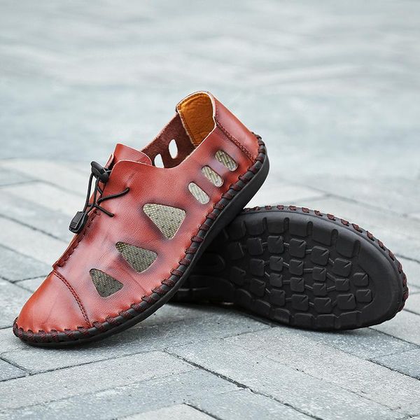 

sandals mens verano summer men casual deportivas slippers zapatillas cloth mannen for para sommer sandalias outdoor leather zomer, Black