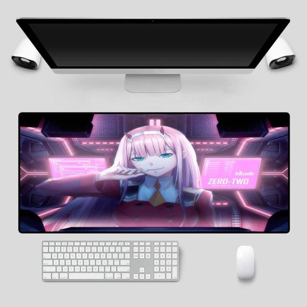 

mouse pads & wrist rests darling in the franxx pad lapoffice keyboard game console accessories kawaii gaming desk xxl mousepad anime