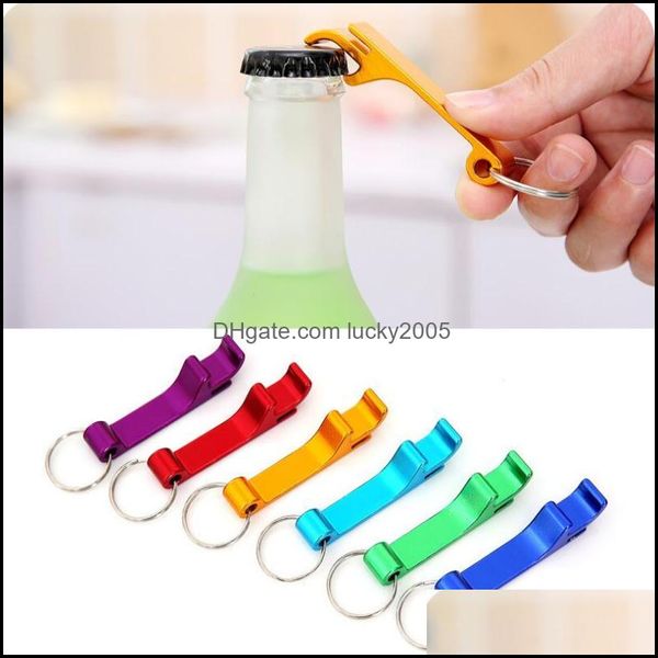 

kitchen kitchen, dining home & gardenportable stainless steel bottle opener key chain ring aluminum alloy beer wine openers bar club waiter