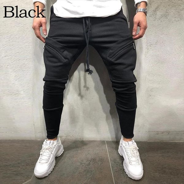 

casual harem track cuff skinny women pants slim fit straight hip hop workout pockets tracksuit black grey trousers