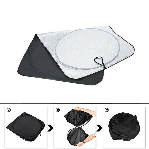 

6pcs window sun shade practical to use silver coated reflective materia universal durable car sunshade