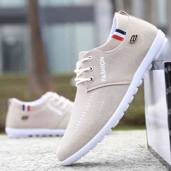 

dress shoes men casual breathable s canvas shoes for fashion flats brand zapatos de hombre id7z, Black