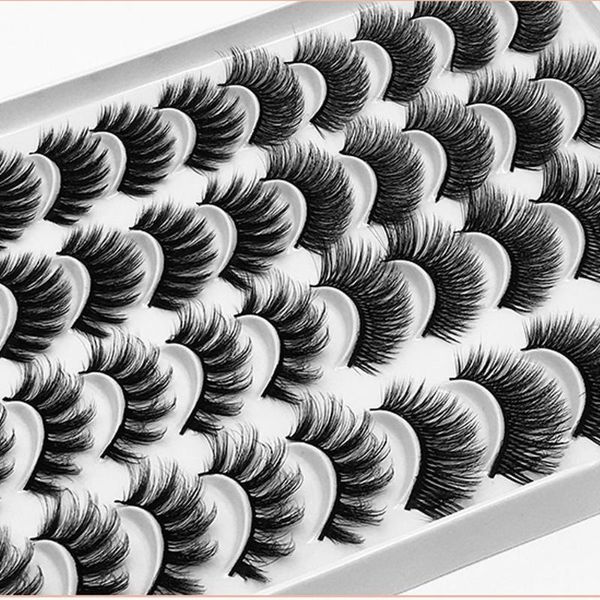 

false eyelashes 20 pairs of eyelash book imitation mink are naturally thick and extended