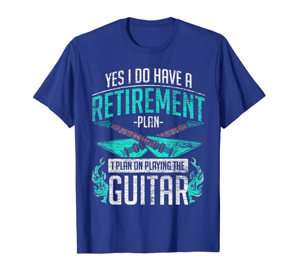 

guitar t-shirt - retired guitarist, White;black