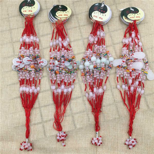 

hand woven red bracelet ethnic wind foot rope small gift 2 yuan shop, Red;blue