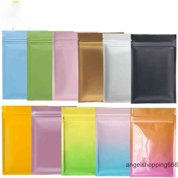 

multi color resealable zip mylar bag food storage aluminum foil bags plastic packing bag smell proof pouches s 1