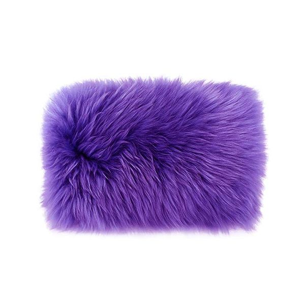 

car seat covers center console auto armrest cover protector pad warm protective elastic belt styling fluffy soft artificial wool interior