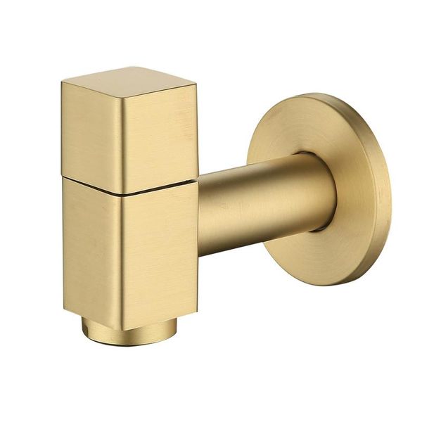 

bathroom sink faucets washing machine faucet wall mounted bibcock,copper material brushed gold outdoor garden tap small