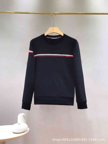 

2021 feijia men's loose casual sports sweater f family round neck pullover top, Black