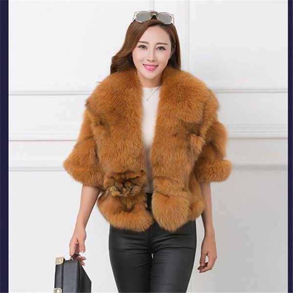 

women's jackets real fur coat women winter natural female thick warm luxury jacket good quality/, Black;brown