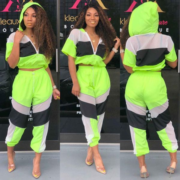 

ethnic clothing style african dashiki fashion leisure sports stitching mesh yarn hooded jacket and trousers two-piece size s - xxl, Red