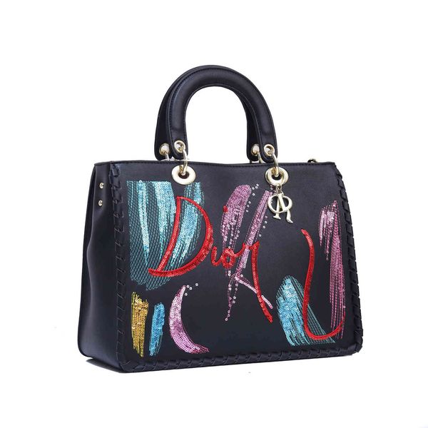 

2021fashion famous brand women's handbag pailette ladi bag