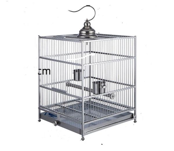 

bird cages large 304 stainless steel xuanfeng cage luxury bathing parrot drawer chassis decoration