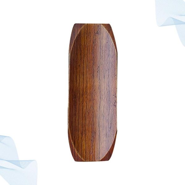 

tissue boxes & napkins 1pc wooden napkin holder sushi dish towel tray dessert plate for sashimi snack dumpling