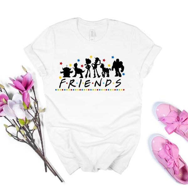 

women's t-shirt friends shirts magic kingdom 2021 vacation trip tee you got a friend in me plus size top, White