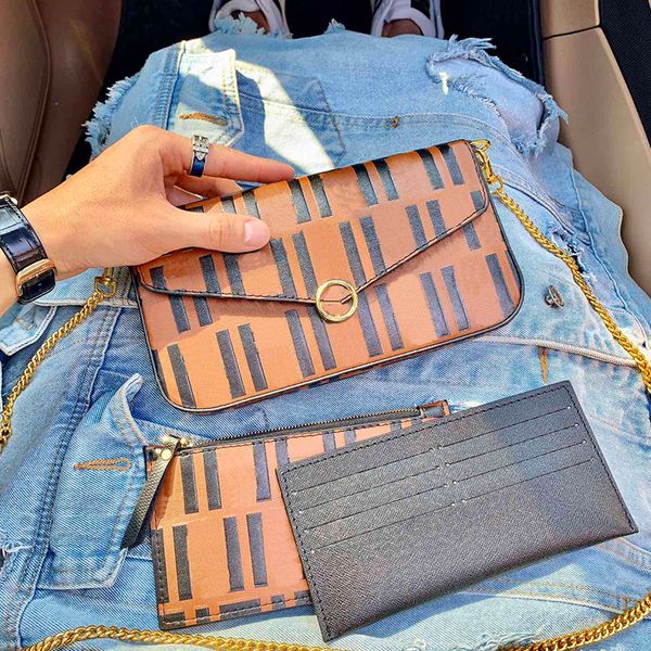 

mini female baguette bag fashion street style shoulder bags luxury all-match three in one ladies mobiel phone handbag purse
