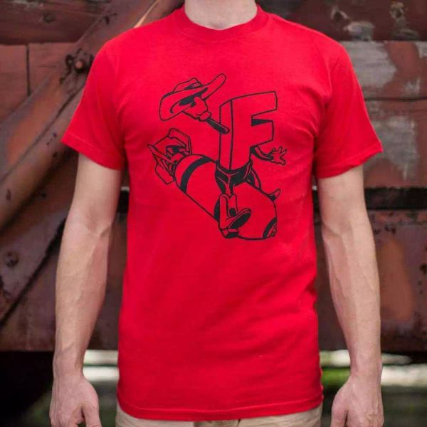 

f-bomb t-shirt | short sleeve graphic tee, White;black