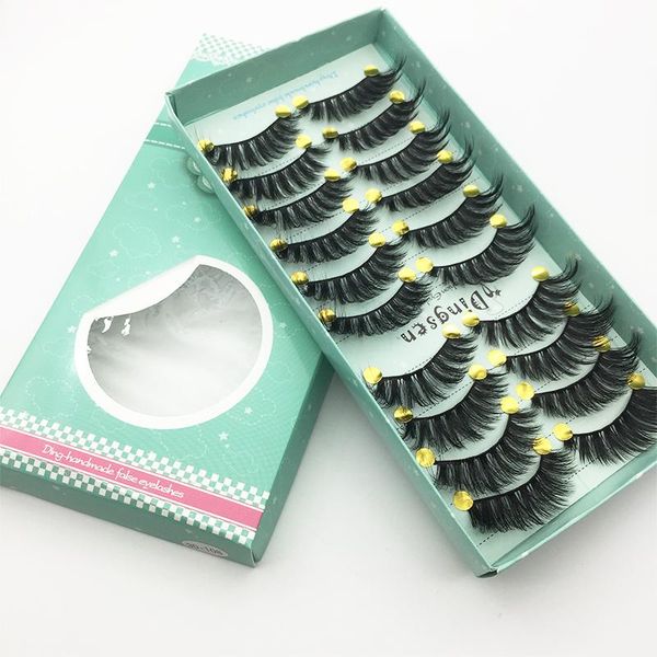 

false eyelashes 10/5/2 pairs mink natural 3d lashes faux cils makeup dramatic wholesale eyelash extension tools