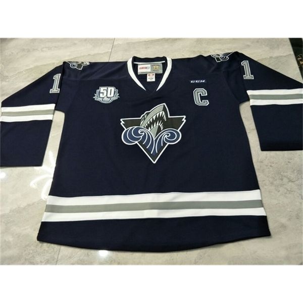

custom sir youth women vintage chl #11 alexis lafreniere with 50th anniversary patch hockey jersey custom any name number, Black
