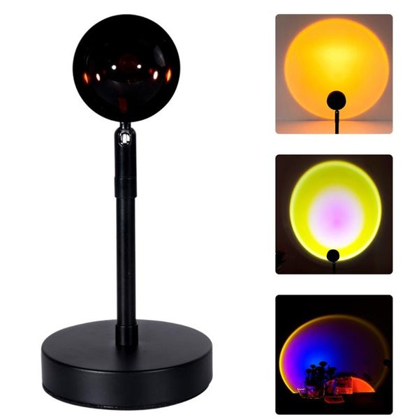 

romantic rainbow projection lamp deskprojector night light elegant spotlights