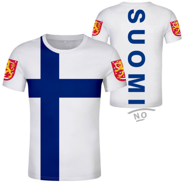 

men's t-shirts finland t shirt custom name number fin t-shirt nation flag fi finnish swedish suomi print college po diy country clothes, White;black